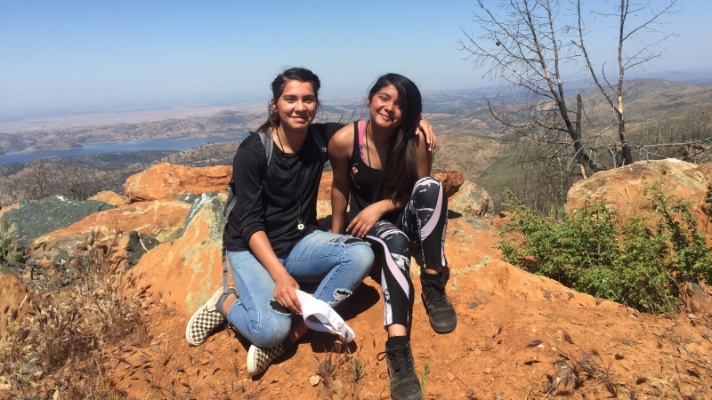 Adventure Risk Challenge students pose at the summit of Williams Peak in Mariposa County during their May orientation trip. From the summit, they could see Yosemite Valley, where they'll spend time during their 40-day ARC course in the park this summer. Photo: ARC.
