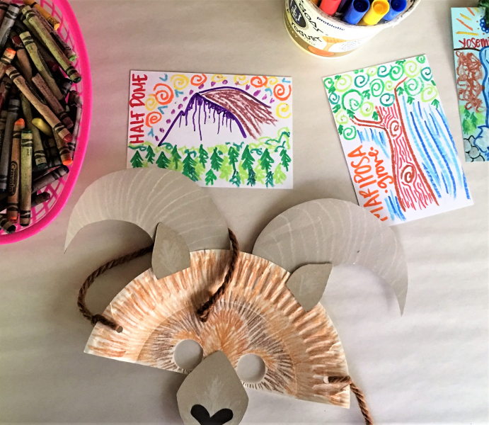 Through Lora's art classes, young visitors get to learn about things that make Yosemite such a special place, such as granite domes, giant sequoias and endangered wildlife.